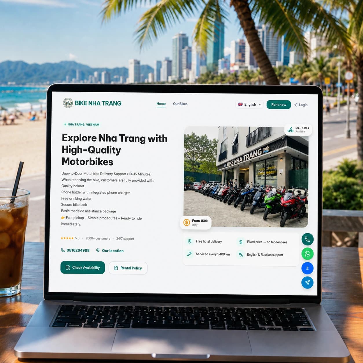Bike Nha Trang - project by An Tran Solutions